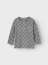 Lil 'Atelier - Liam Langærmet Loose Bluse - Quiet Shade